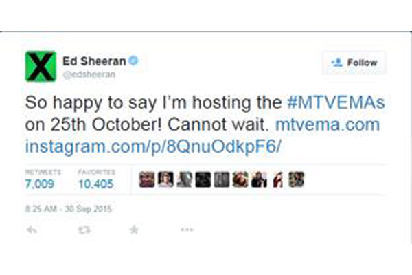 02-10-15-Ed-Sheeran-(Twitter)---MTV-Europe-Music-Awards-2015