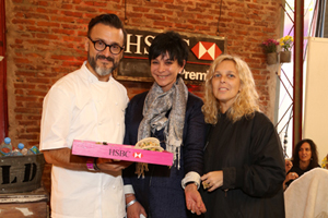 Fernando-Trocca,-Mónica-Gutiérrez-y-Jessica-Trosman-en-el-preopening-de-HSBC-en-Masticar